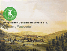 Tablet Screenshot of bgv-wuppertal.de